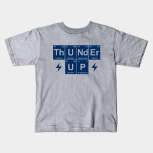 Thunder Up, Periodic Table - Orange Kids T-Shirt